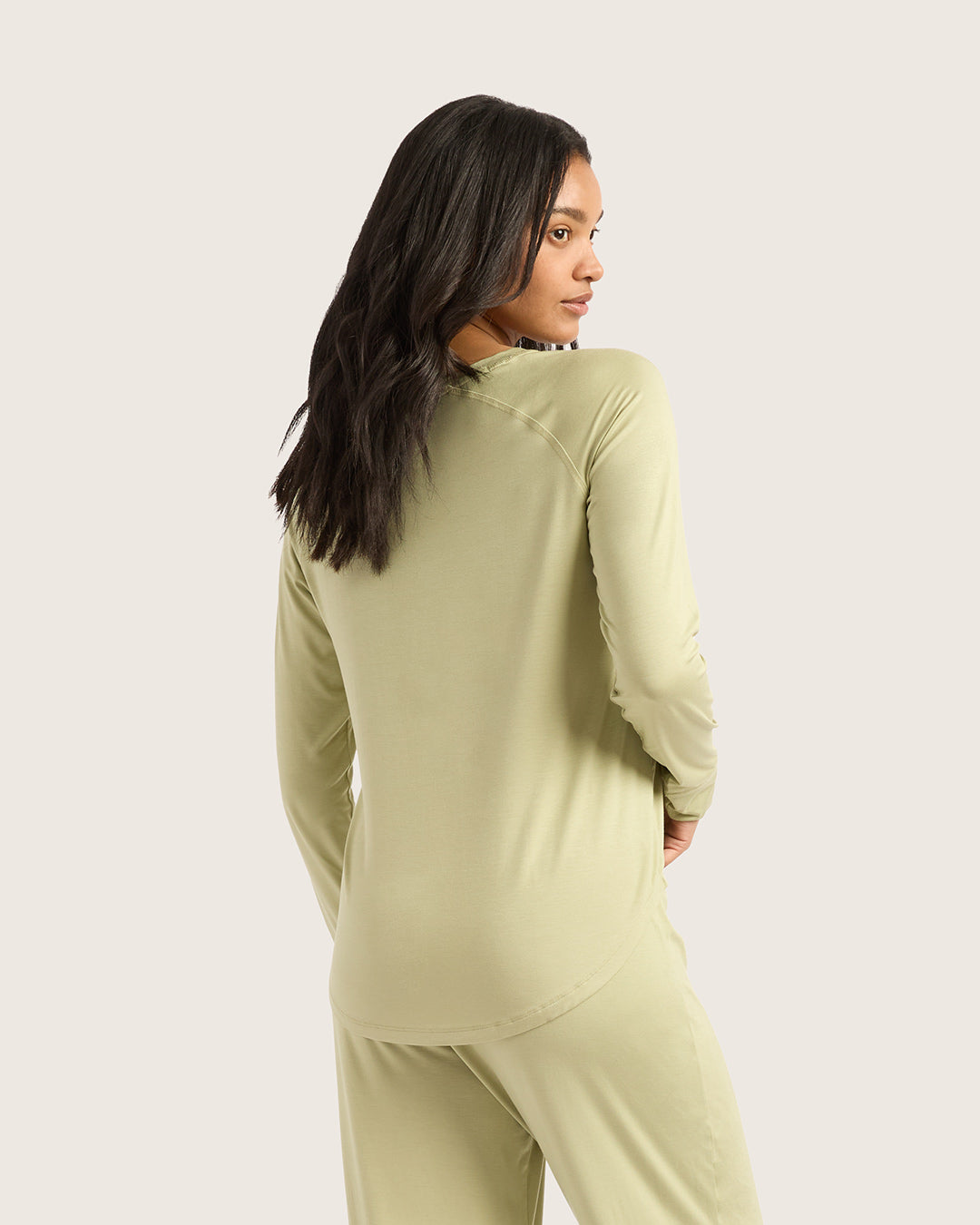 Goodnight Raglan Sleep Top - Sage