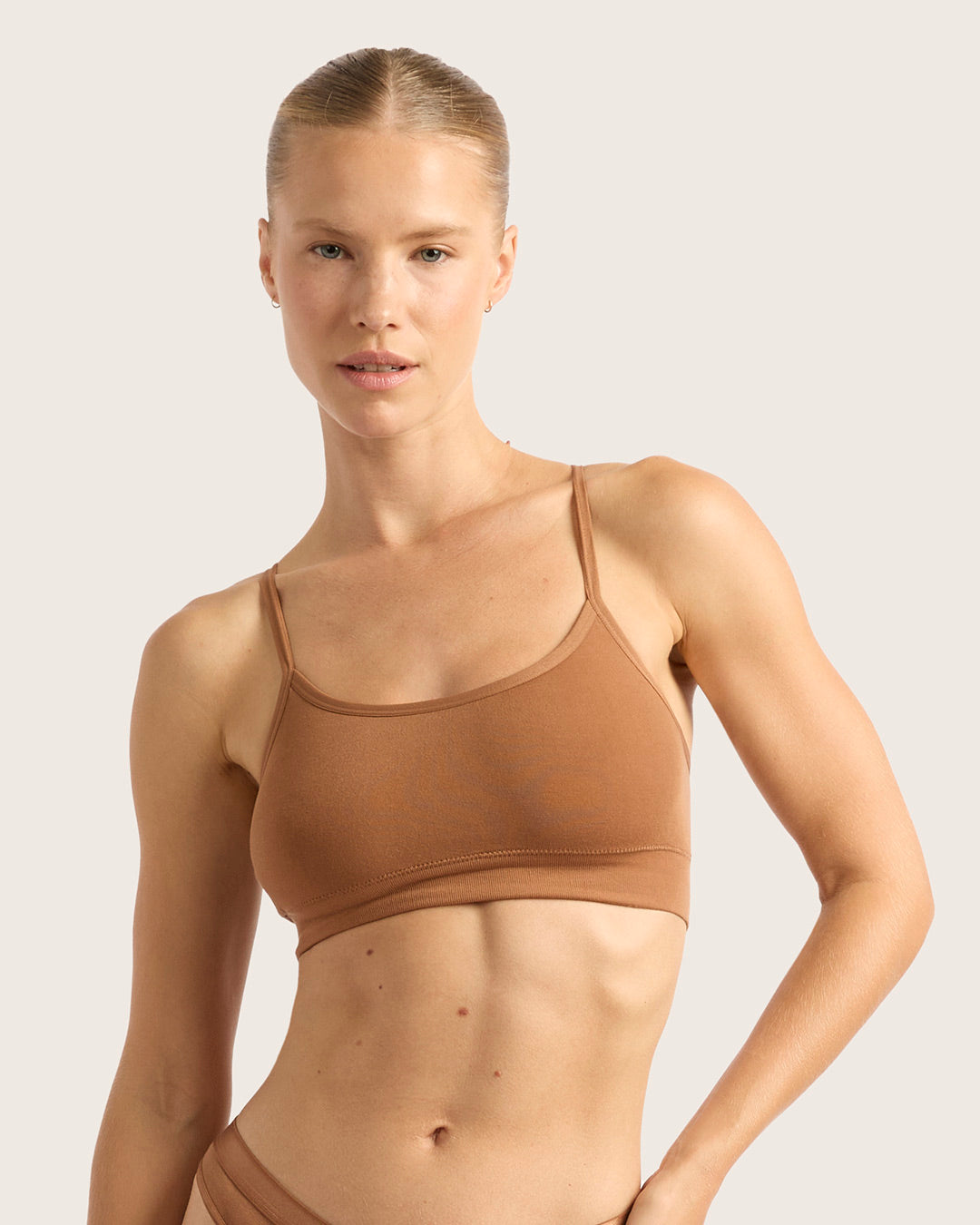 LYOLYTE Racerback Bralette - Maple