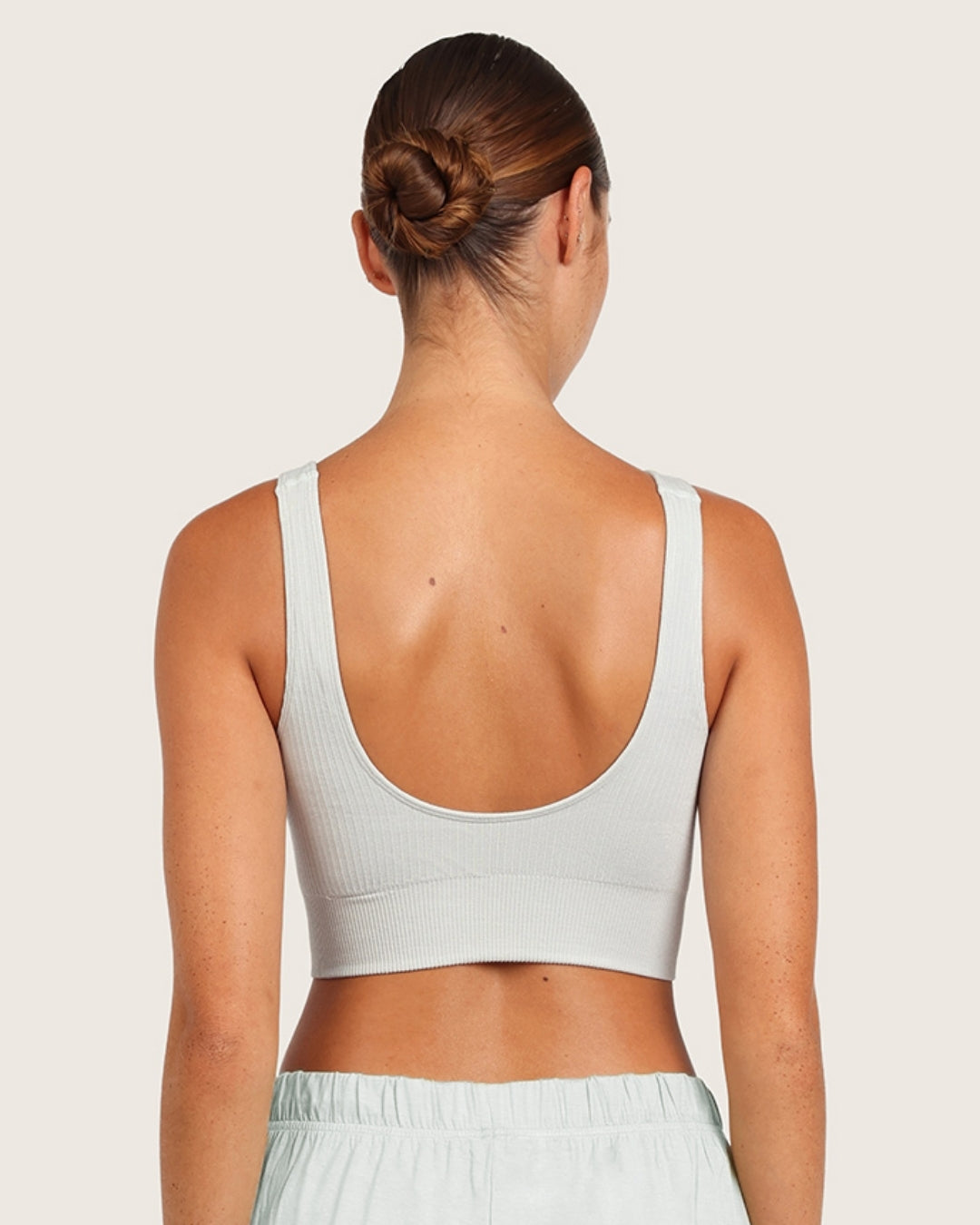 Ribbed Seamfree Crop-Dove