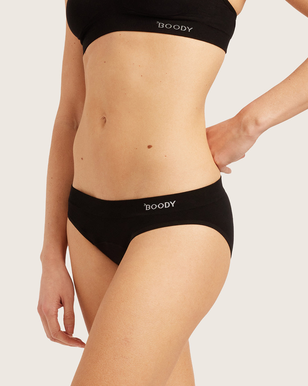 Period & Leak Proof - Classic Bikini - Light - Moderate - Black