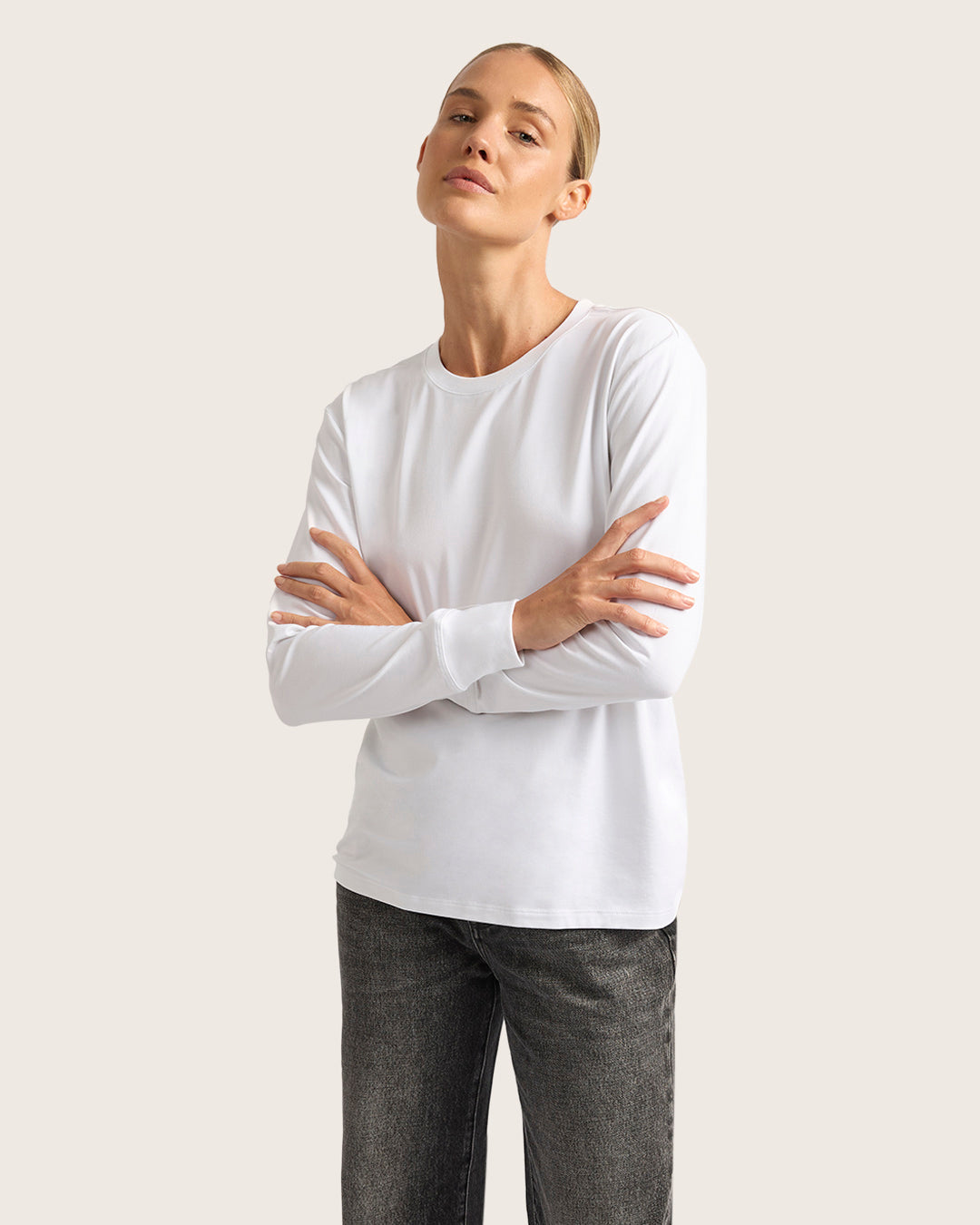 Women's Classic Long Sleeve T-Shirt - White
