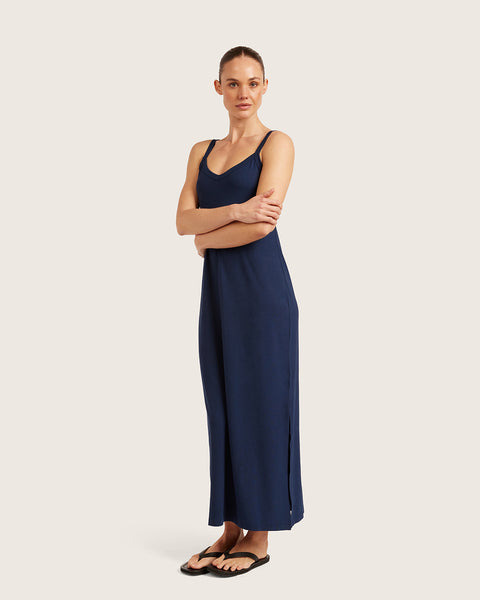 V-Neck Slip Dress | Organic Bamboo Viscose Eco Wear | Boody