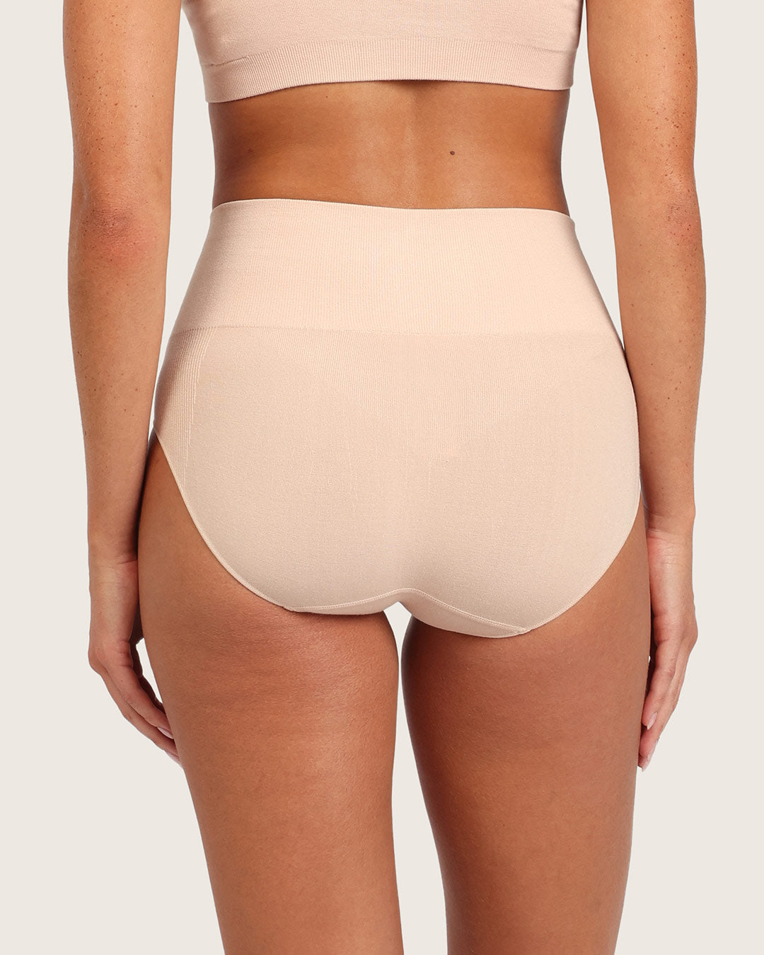 Shaper High Cut Full Briefs - Shell
