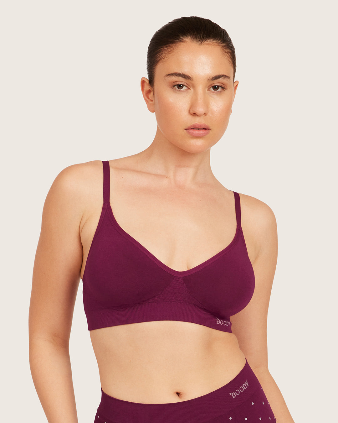 Wireless T-Shirt Bra - BCAM Dark Pink