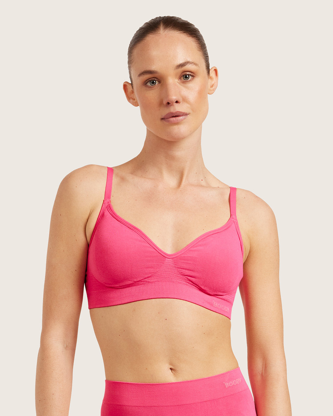 Wireless T-Shirt Bra - BCAM Pink