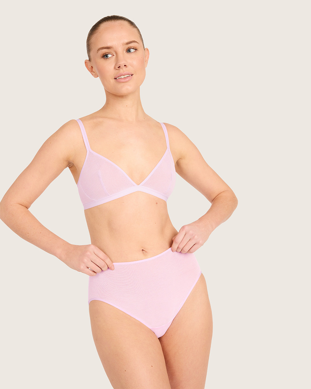FreeMesh High-Cut Full Briefs - Pink Sorbet