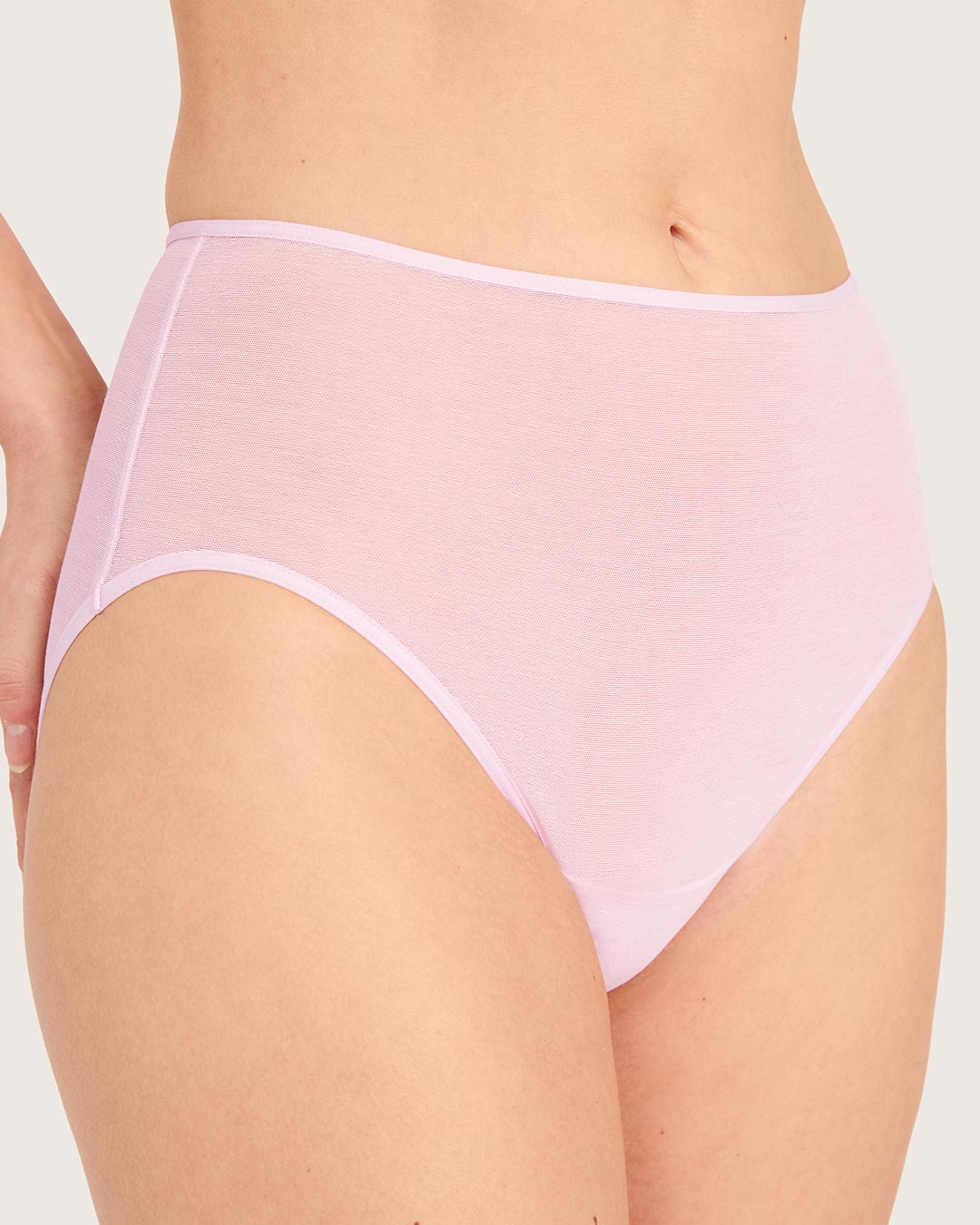 FreeMesh High-Cut Full Briefs - Pink Sorbet