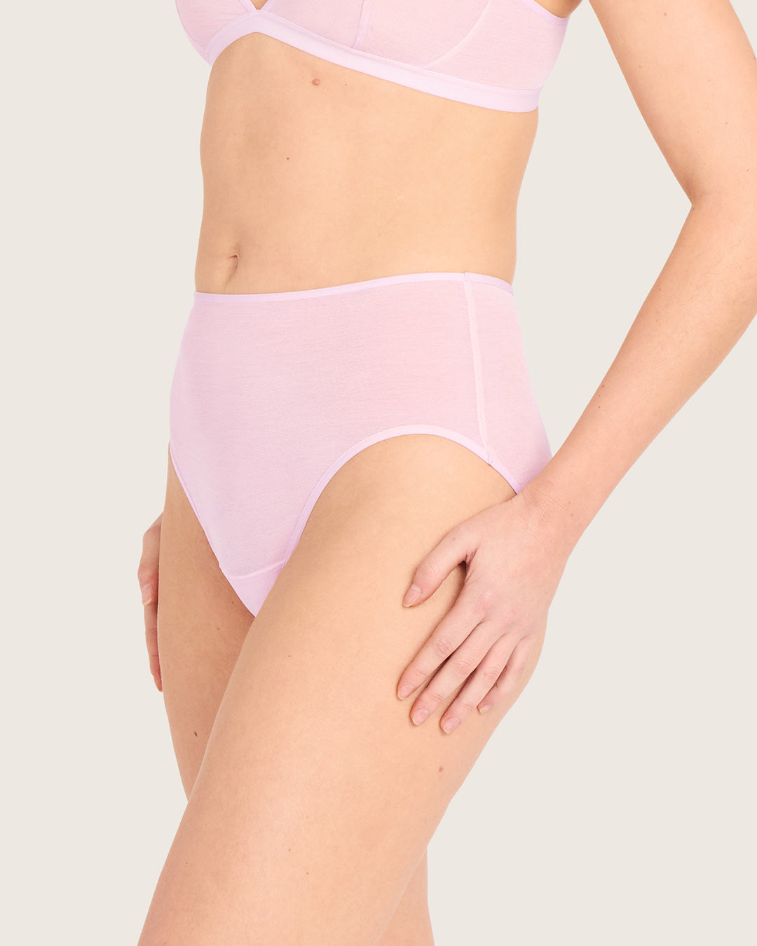 FreeMesh High-Cut Full Briefs - Pink Sorbet