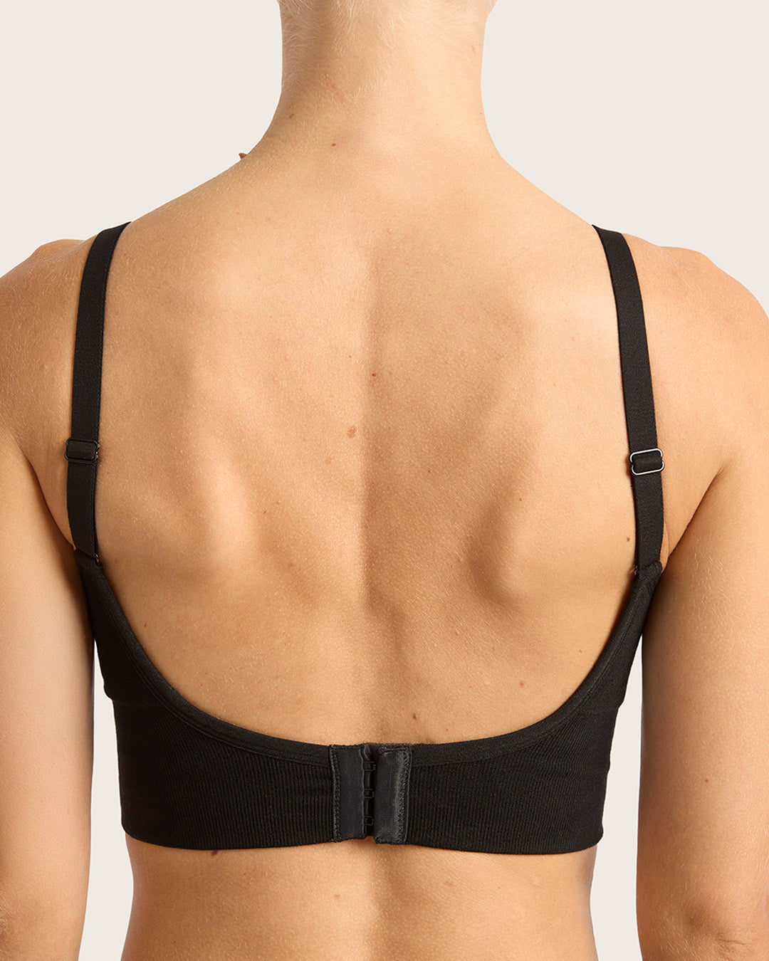 Wireless Low Back Bamboo Bra in Black – Boody US