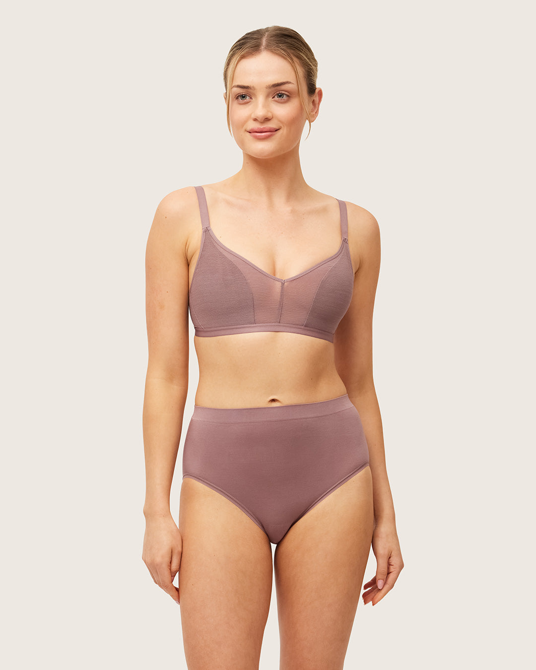 UltraLyte Full Briefs - Mauve