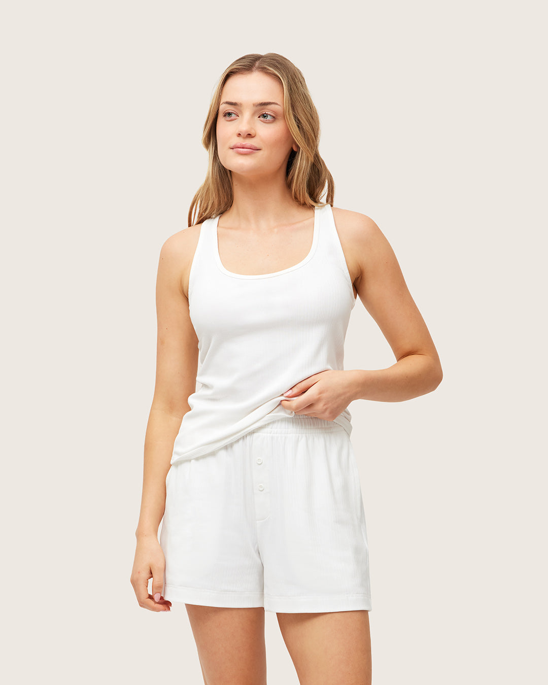Lounge Shorts - Chalk White