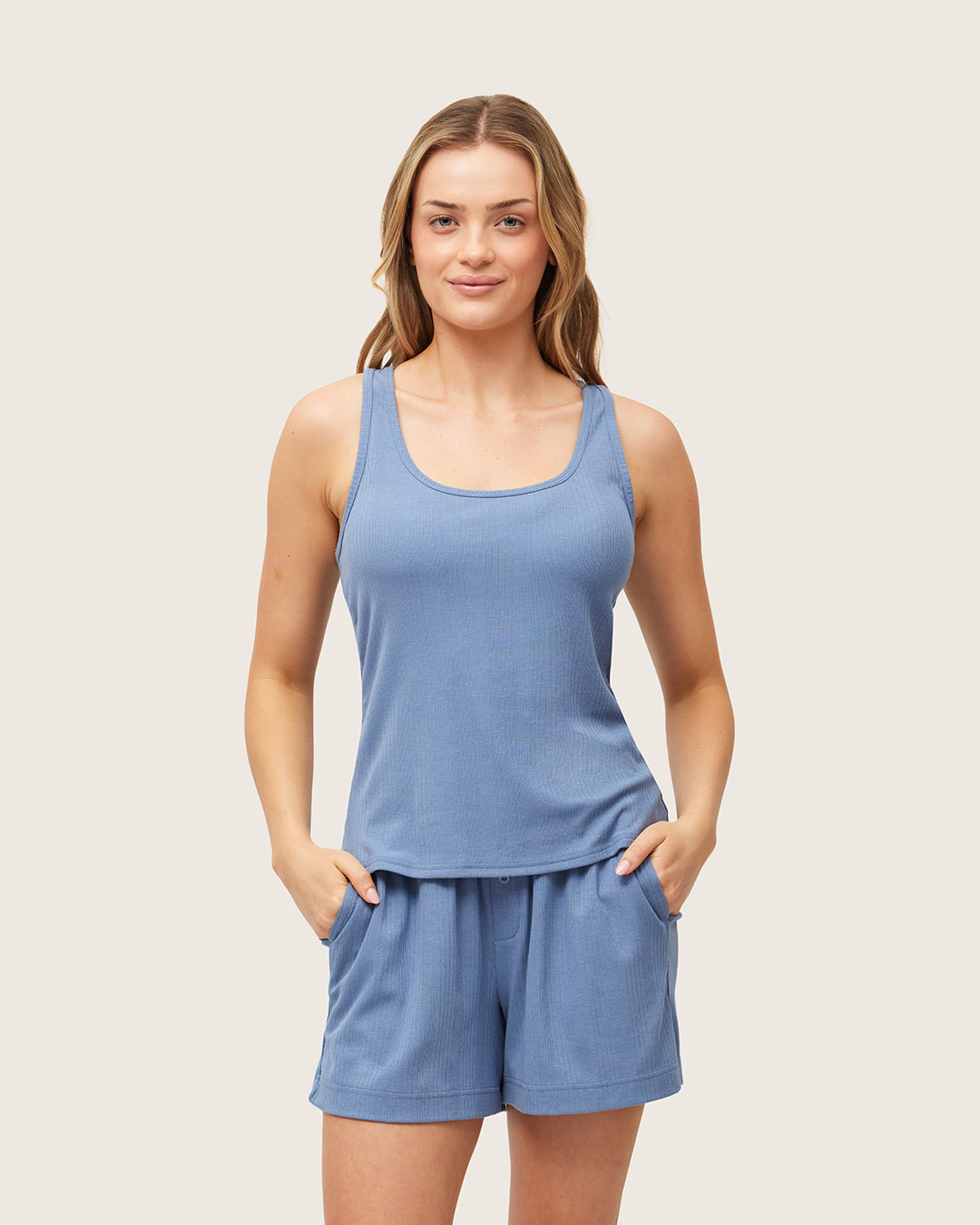Lounge Shorts - Steel Blue