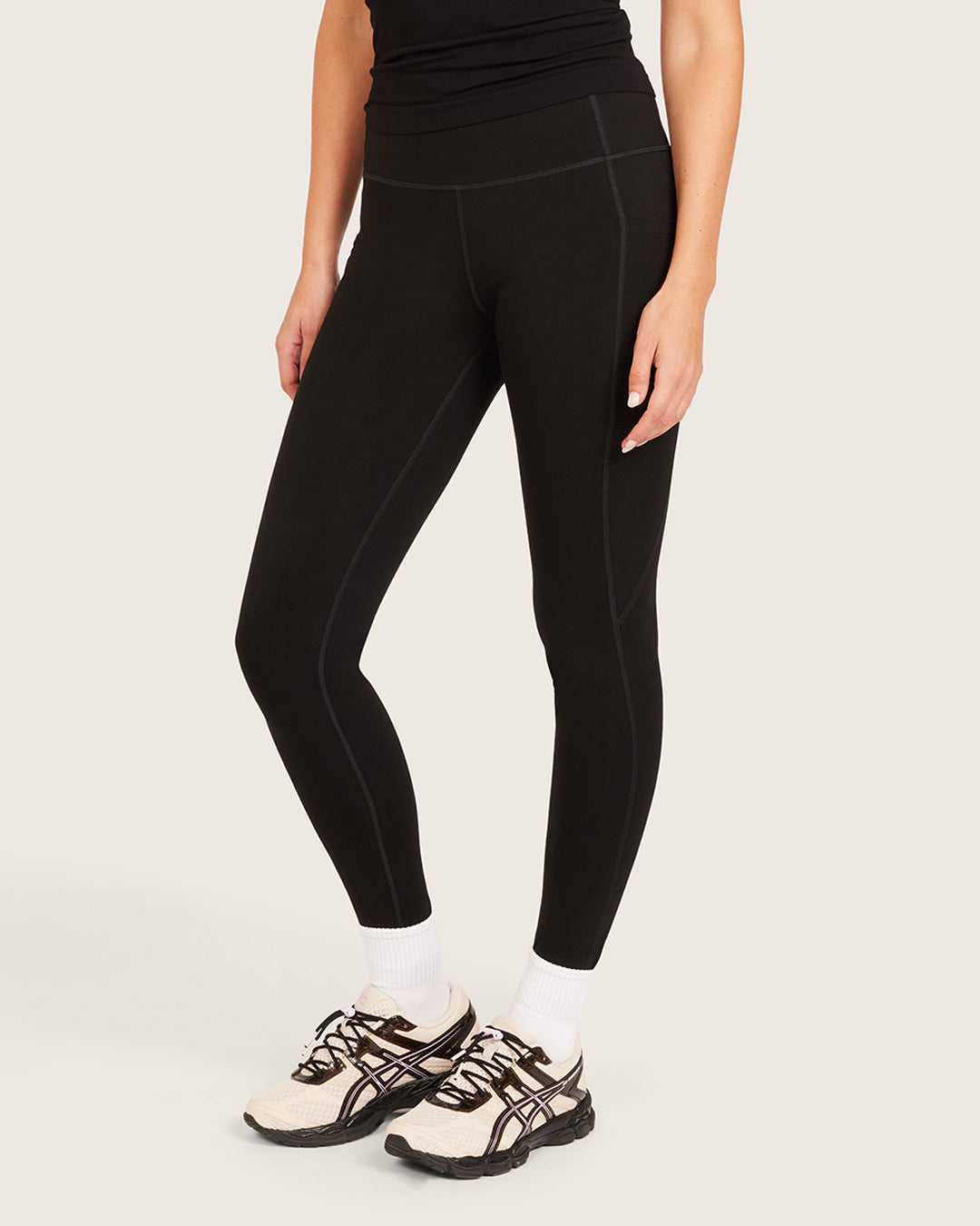Women's Forme High Waist Leggings with Pocket in Black – Boody US