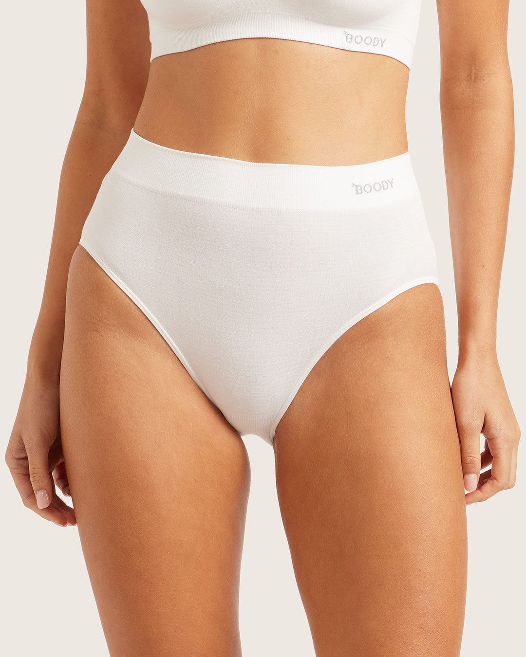Women's Bamboo Full Briefs in White – Boody US