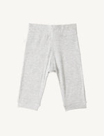 Boody Baby Pull On Pant in Light Grey Flat Lay