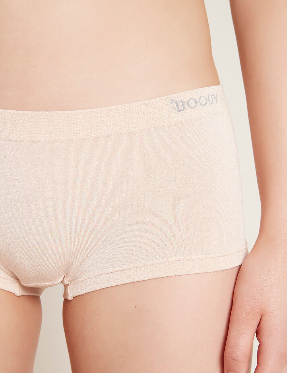 Boody Bamboo Boyleg Brief Boy Short Womens Underwear in Nude 0 Close Up
