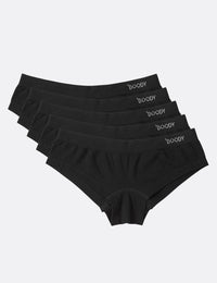 Boody Bamboo 5-pack Women's Brazilian Bikini Underwear in Black