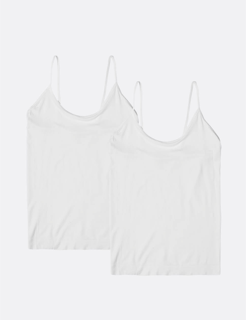 Boody Bamboo 2-pack of Cami Tank Tops in White