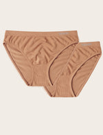 Boody Bamboo 2-pack of Classic Bikini Women's Underwear in Nude 2