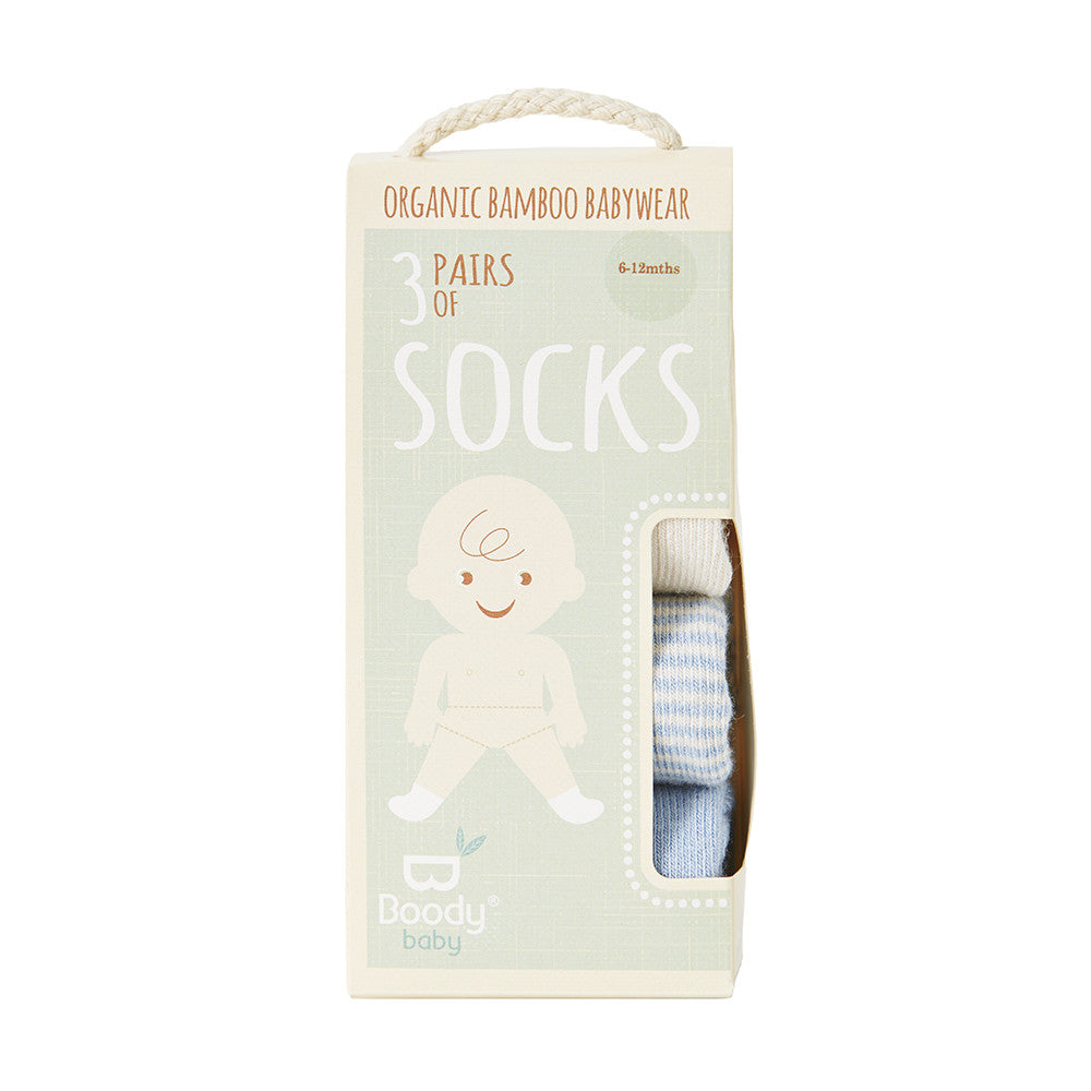 Boody Baby Socks in Packaging