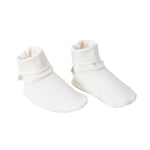 Boody Baby Booties in Chalk White