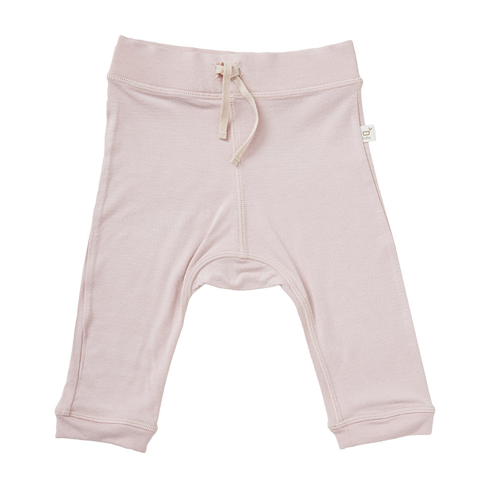 Boody Baby Pull On Pant in Light Pink Flat Lay