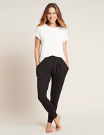 Boody Women's Downtime Lounge Pants in Black Front