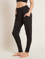 Boody Women's Downtime Lounge Pants in Black Side