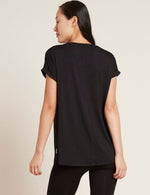 Boody Women's Downtime Lounge Top in Black Back