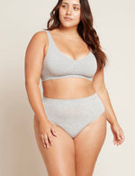 Boody Bamboo Full Jockey Brief in Light Grey  Front View