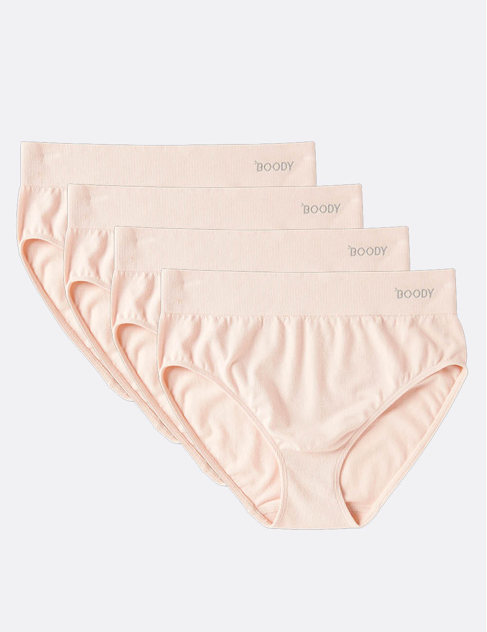 Boody Bamboo 4-pack of Full Brief Women's Underwear in Nude