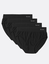 Boody Bamboo 4-pack of Full Brief Women's Underwear in Black