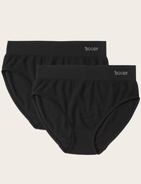 Boody Bamboo 2-pack of Full Brief Women's Underwear in Black