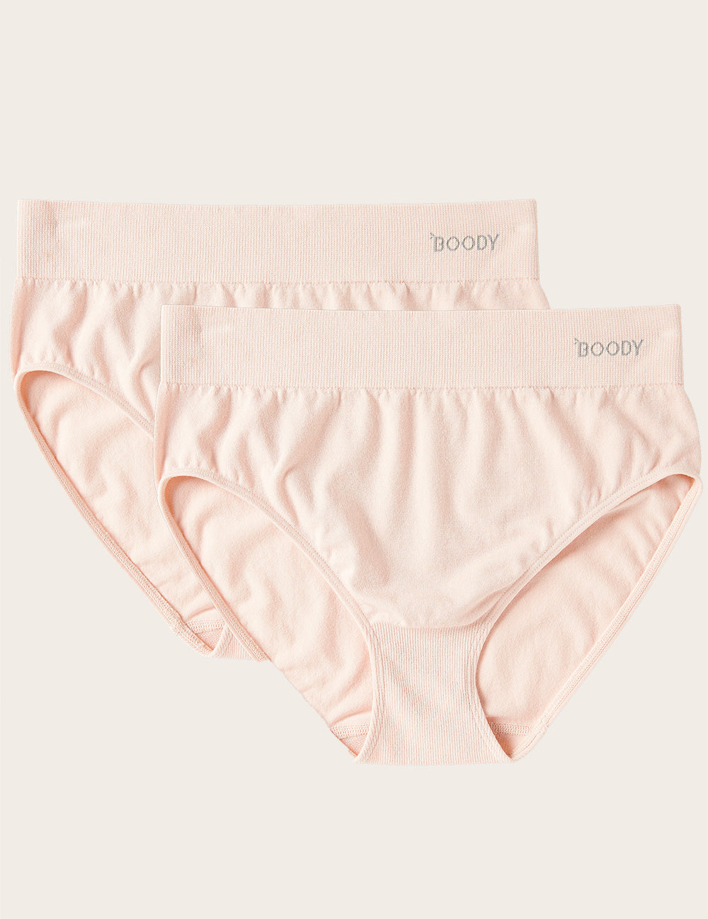 Boody Bamboo 2-pack of Full Brief Women's Underwear in Nude 0