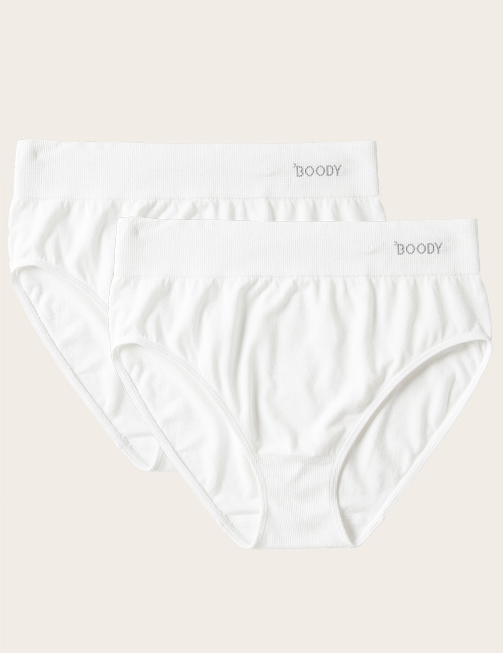 Boody Bamboo 2-pack of Full Brief Women's Underwear in White