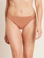 Boody Bamboo G-String Thong Womens Underwear in Nude 2 Front View