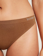 Boody Bamboo G-String Thong Womens Underwear in Nude 4 Close Up