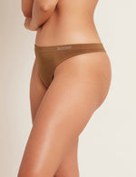 Boody Bamboo G-String Thong Womens Underwear in Nude 4 Side View