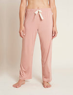 Boody Women's Goodnight Sleep Pant in Dusty Pink Front