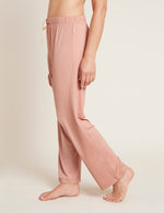 Boody Women's Goodnight Sleep Pant in Dusty Pink Side
