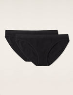 Boody Bamboo 2-pack Lyocell Hipster Bikini Women's Underwear in Black