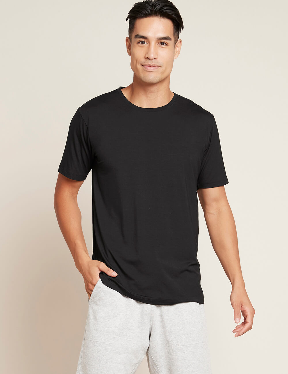 2 Pack MENS CREW NECK T-SHIRT | Boody US | Tight Thin Modern Cut