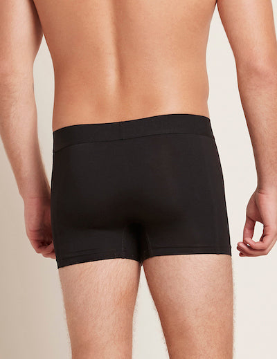 Boody Bamboo Mens Everyday Boxer in Black Back View
