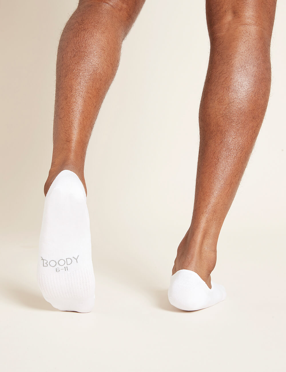 Boody Men's Everyday Hidden Socks White Back