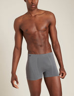 Boody Bamboo Mens Original Boxer in Charcoal Grey Front View 2