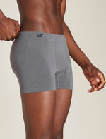 Boody Bamboo Mens Original Boxer in Charcoal Grey Side View
