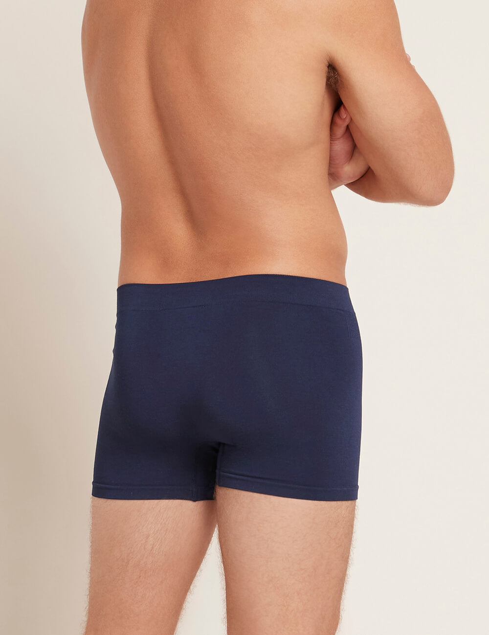 Boody Bamboo Mens Original Boxer in Navy Blue Back  View