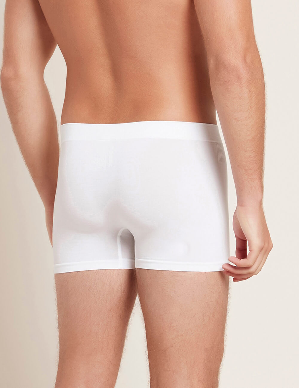 Boody Bamboo Mens Original Boxer in White Back View