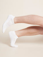 Boody Men's Sport Ankle Socks White Side