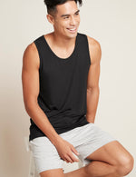 Boody Bamboo Men's Tank Top in Black Front View 2
